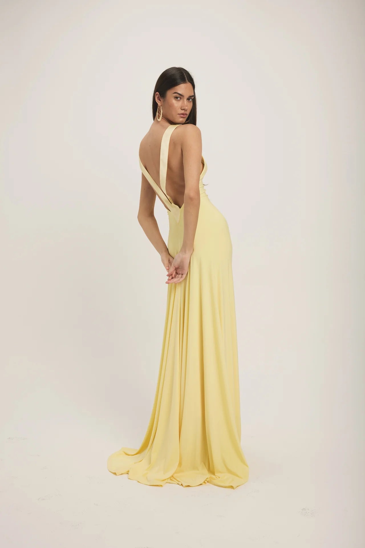 Ance Gria Rosa Gown Lemon