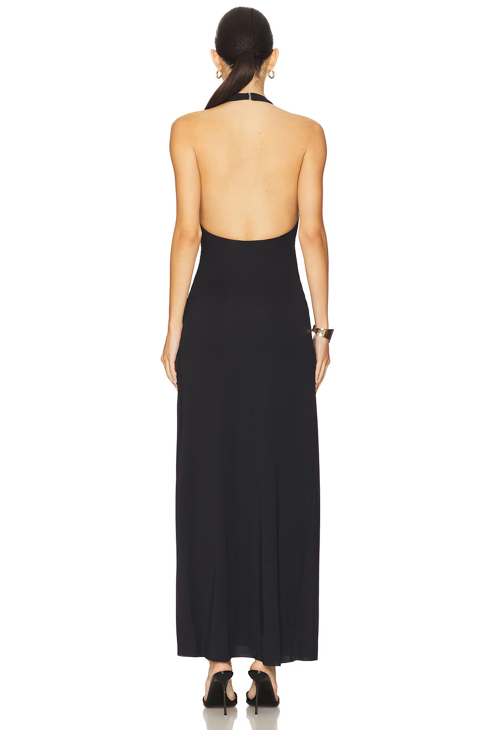 Bec + Bridge Tillie Drape Maxi Dress Black