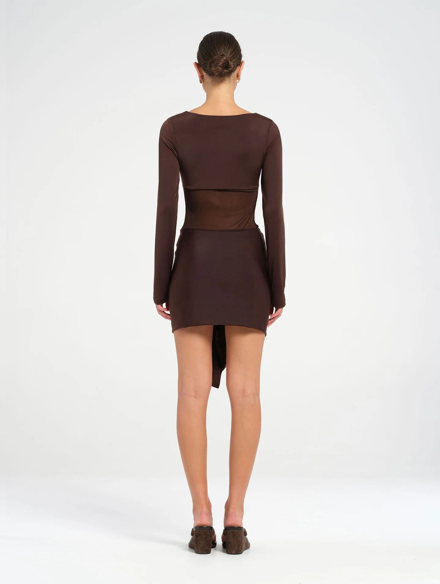 Benni Juni Mini Dress Chocolate
