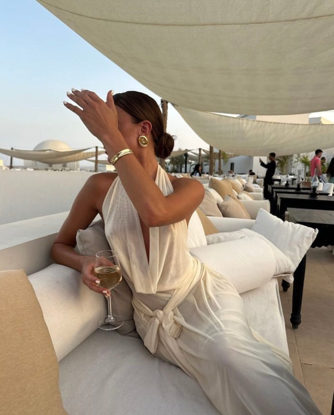 Raphaella Santana Hera Dress Beige