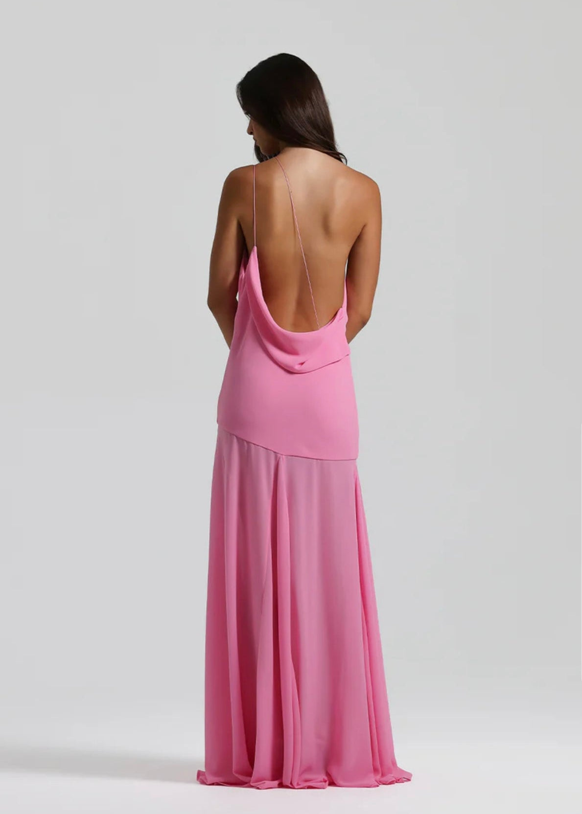 Natalie Rolt Dimity Gown Candy Pink