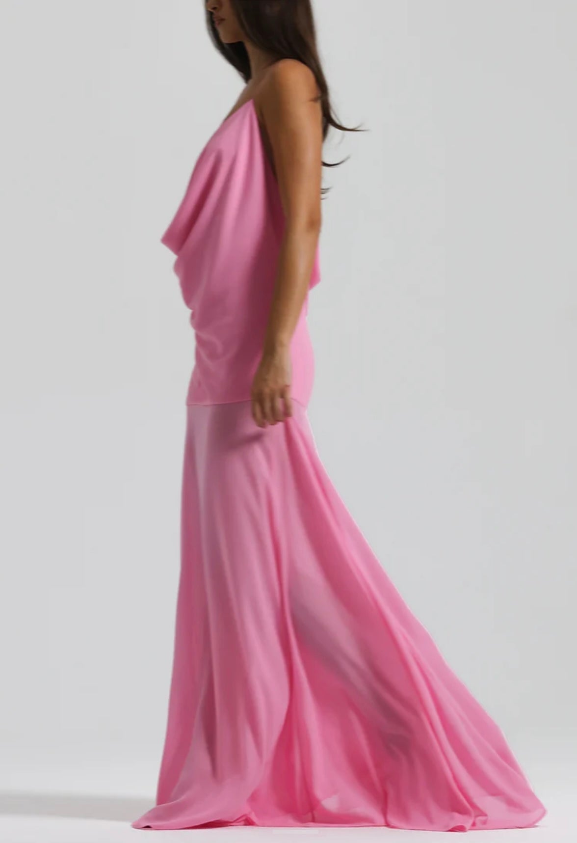 Natalie Rolt Dimity Gown Candy Pink