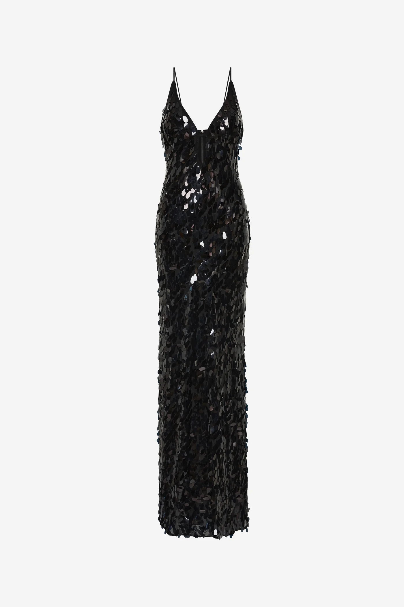 Misha Sapphire Sequin Maxi Dress Black