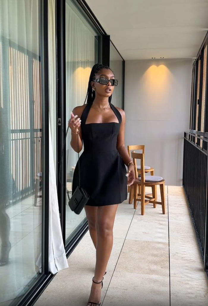 Odd Muse The Ultimate Muse Structured Mini Dress Navy