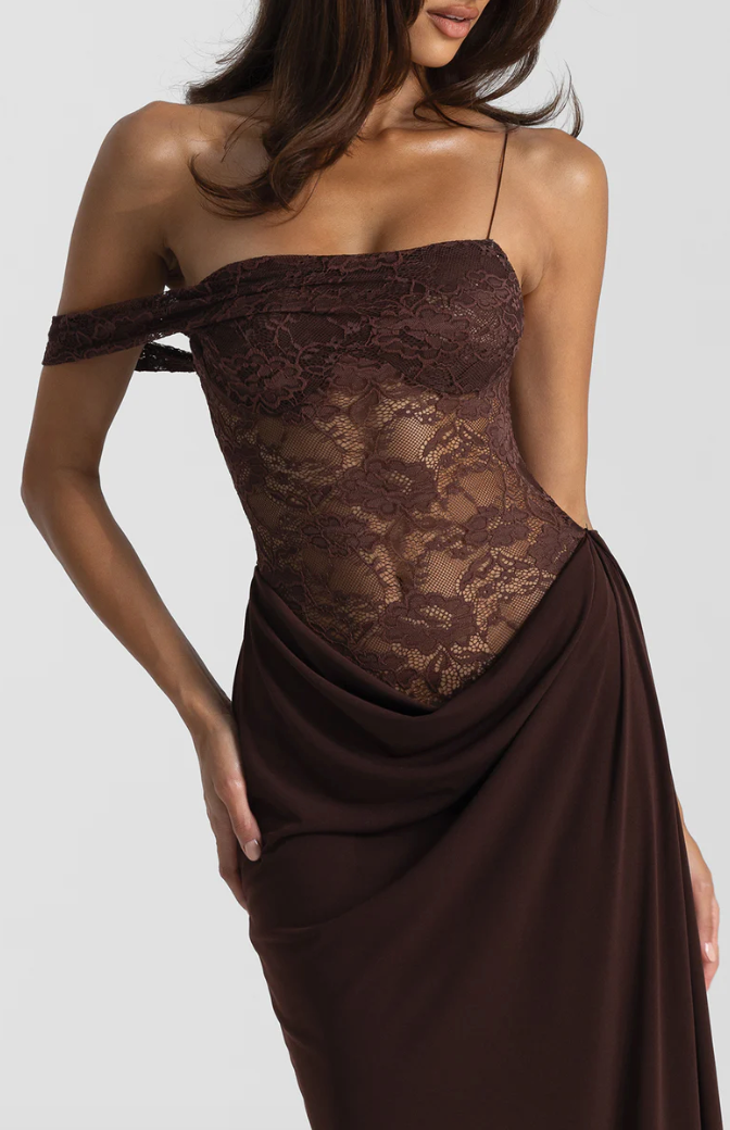 Natalie Rolt Sloane Dress Espresso