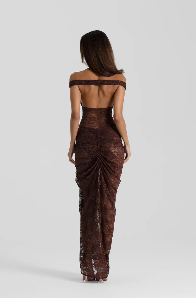 Natalie Rolt Aubrey Dress Espresso
