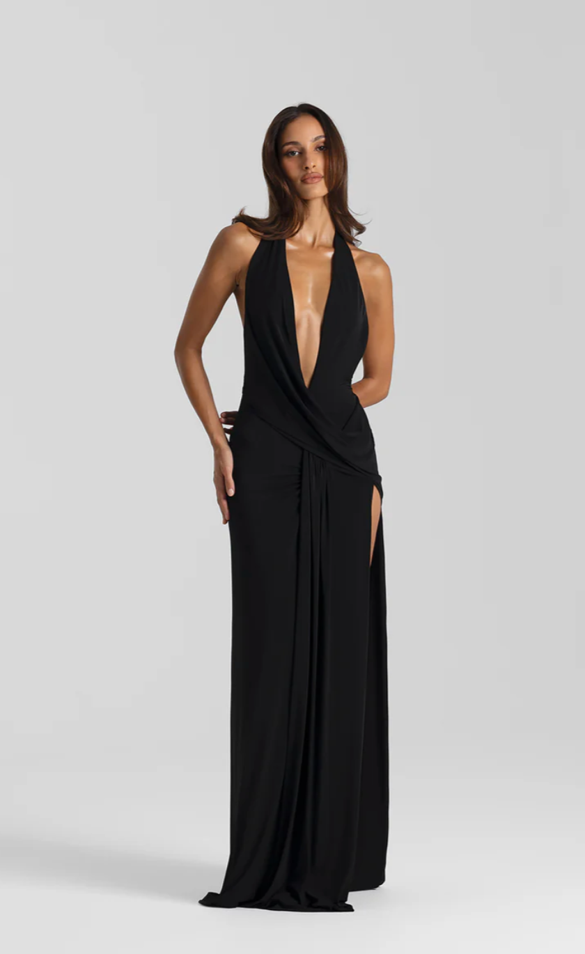 Natalie Rolt Winona Gown Black