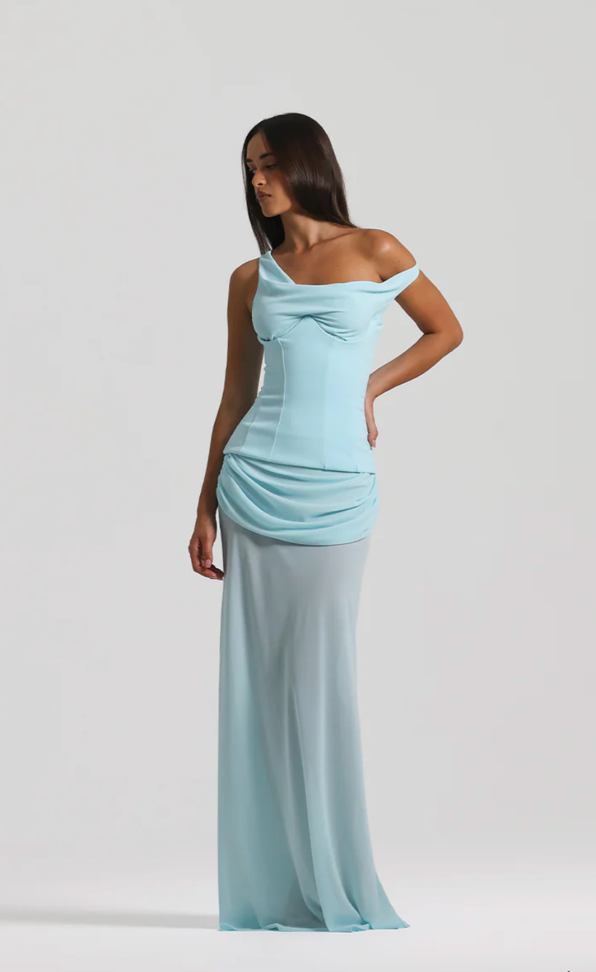 Natalie Rolt Cadence Gown Baby Blue