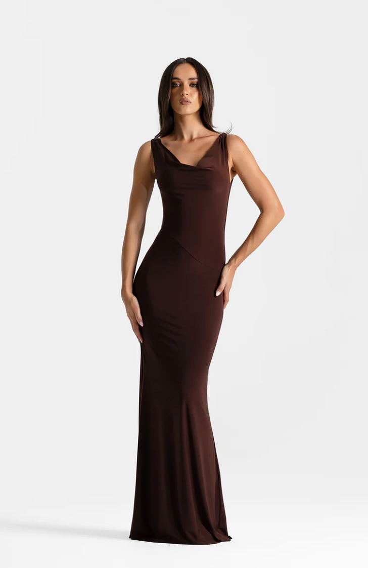 Natalie Rolt Bettina Gown Espresso