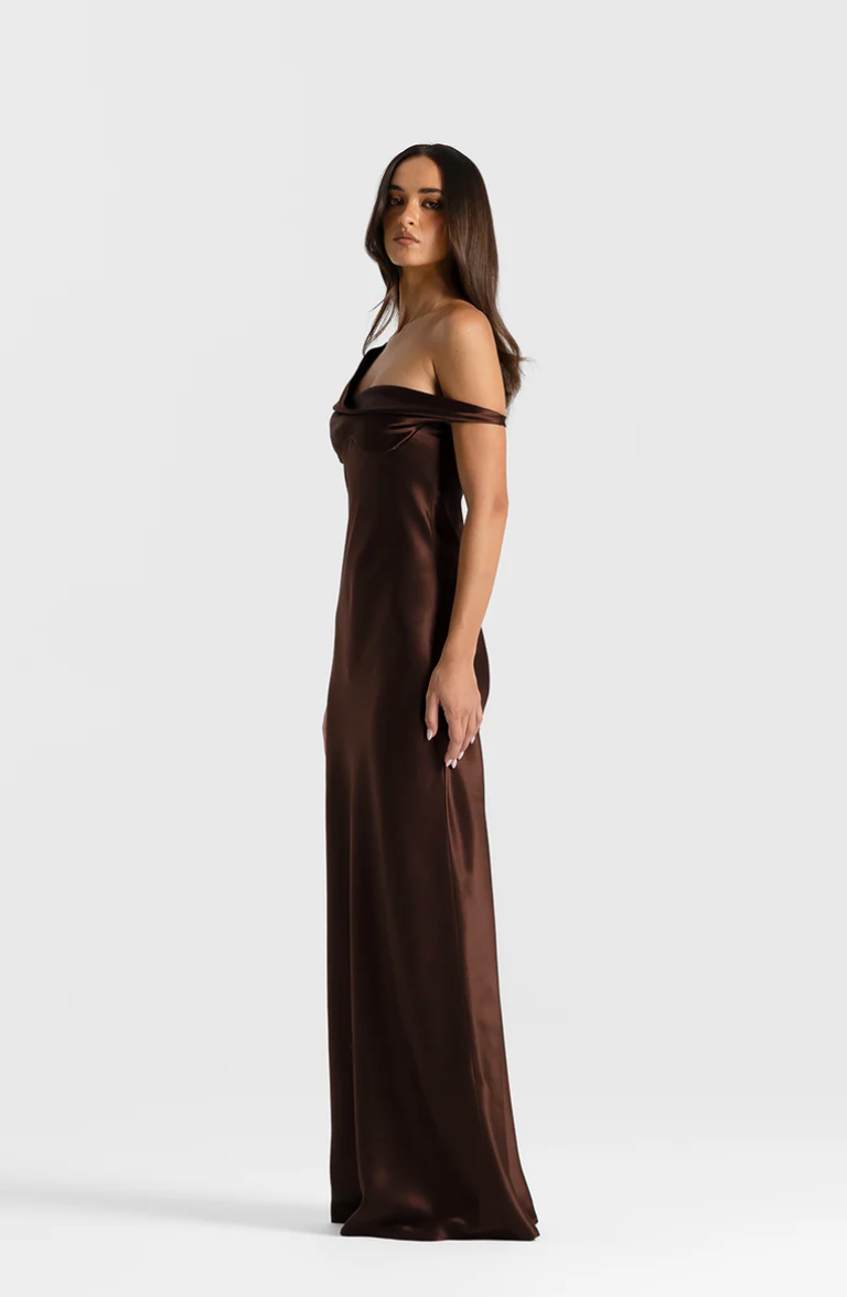 Natalie Rolt Monika Gown Espresso
