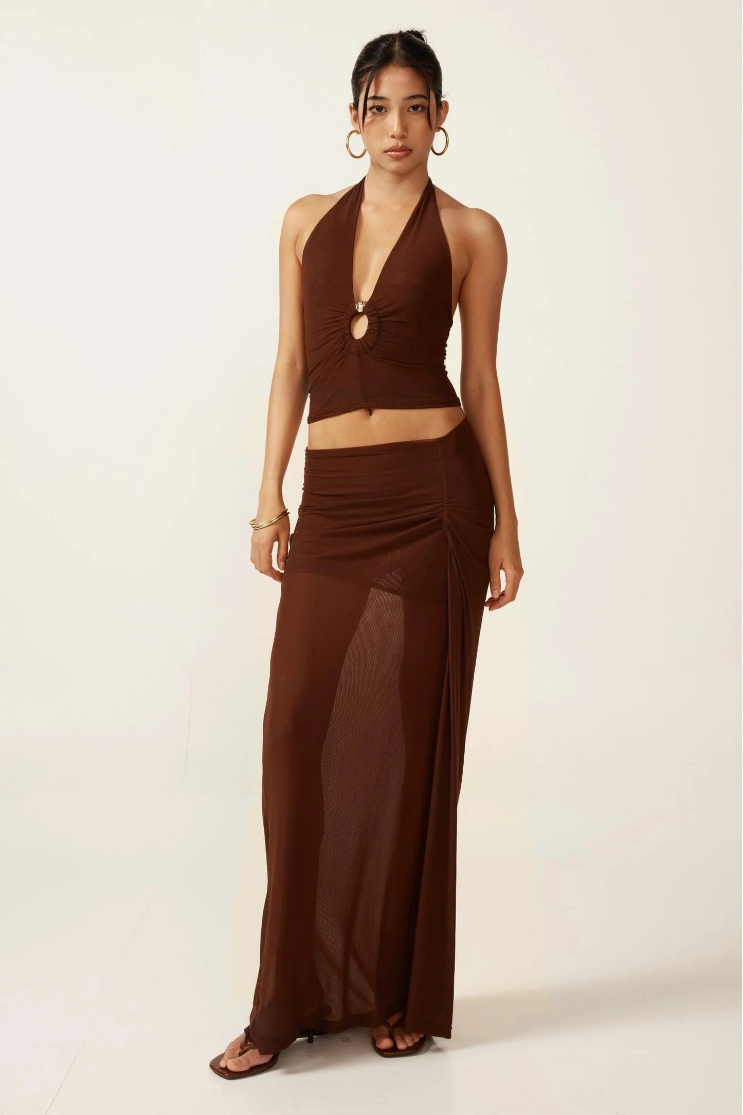 Ance Gria Nellie Set Brown