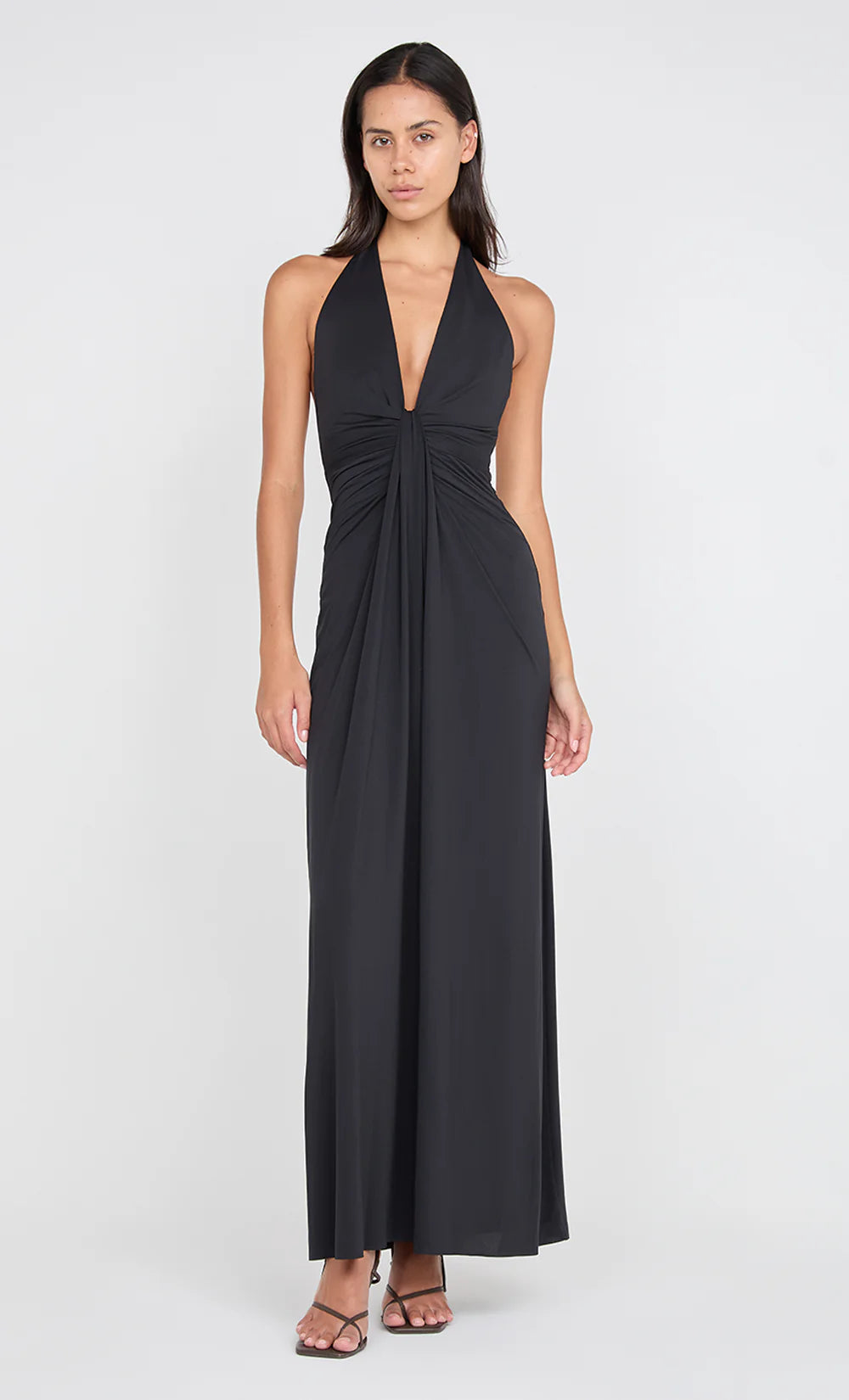 Bec + Bridge Tillie Drape Maxi Dress Black