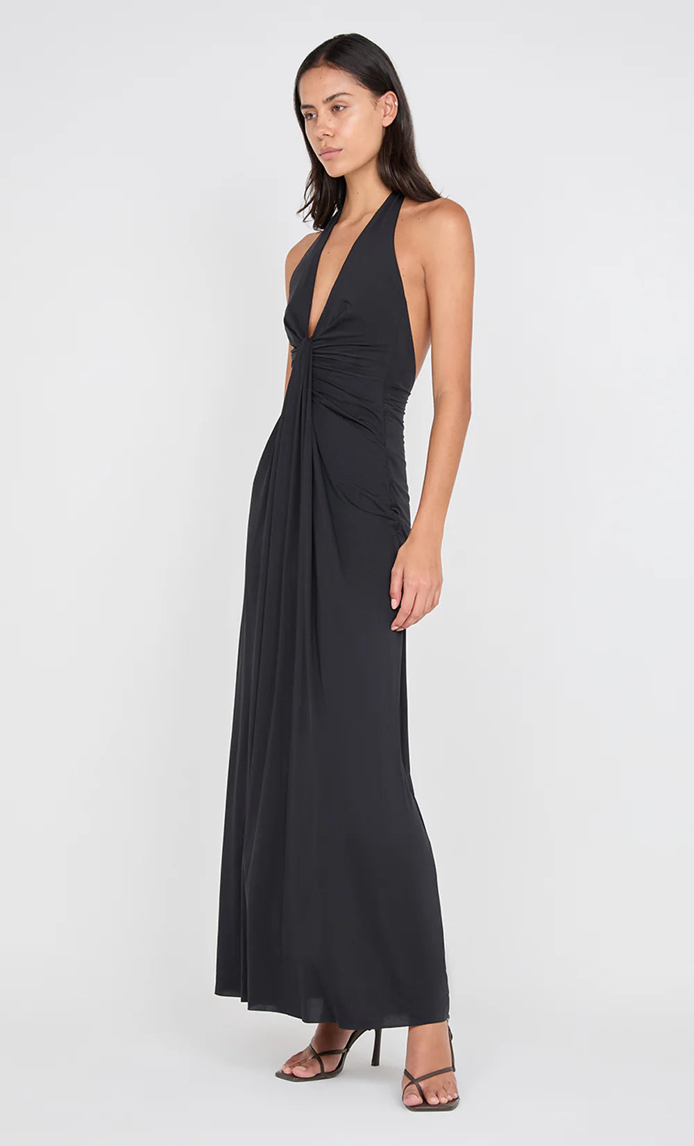 Bec + Bridge Tillie Drape Maxi Dress Black