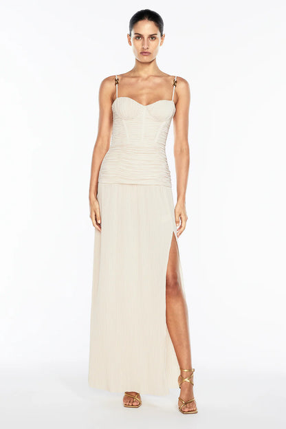 SELLING Manning Cartell Double Time Pleat Dress Nougat