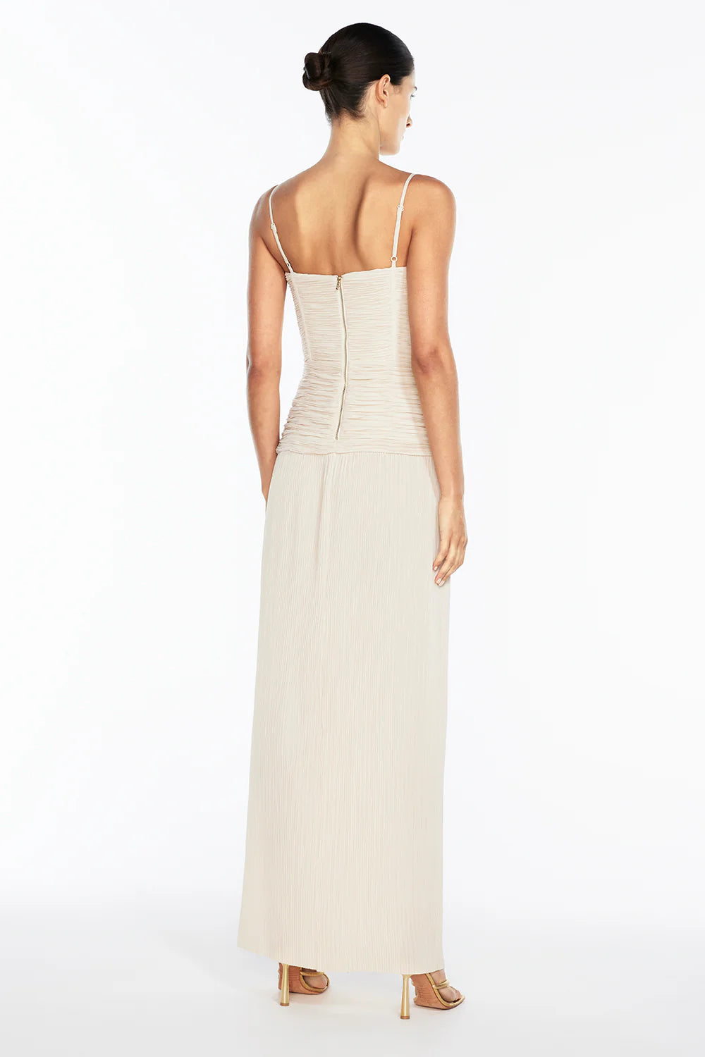 SELLING Manning Cartell Double Time Pleat Dress Nougat