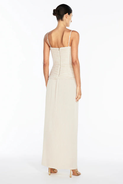 SELLING Manning Cartell Double Time Pleat Dress Nougat