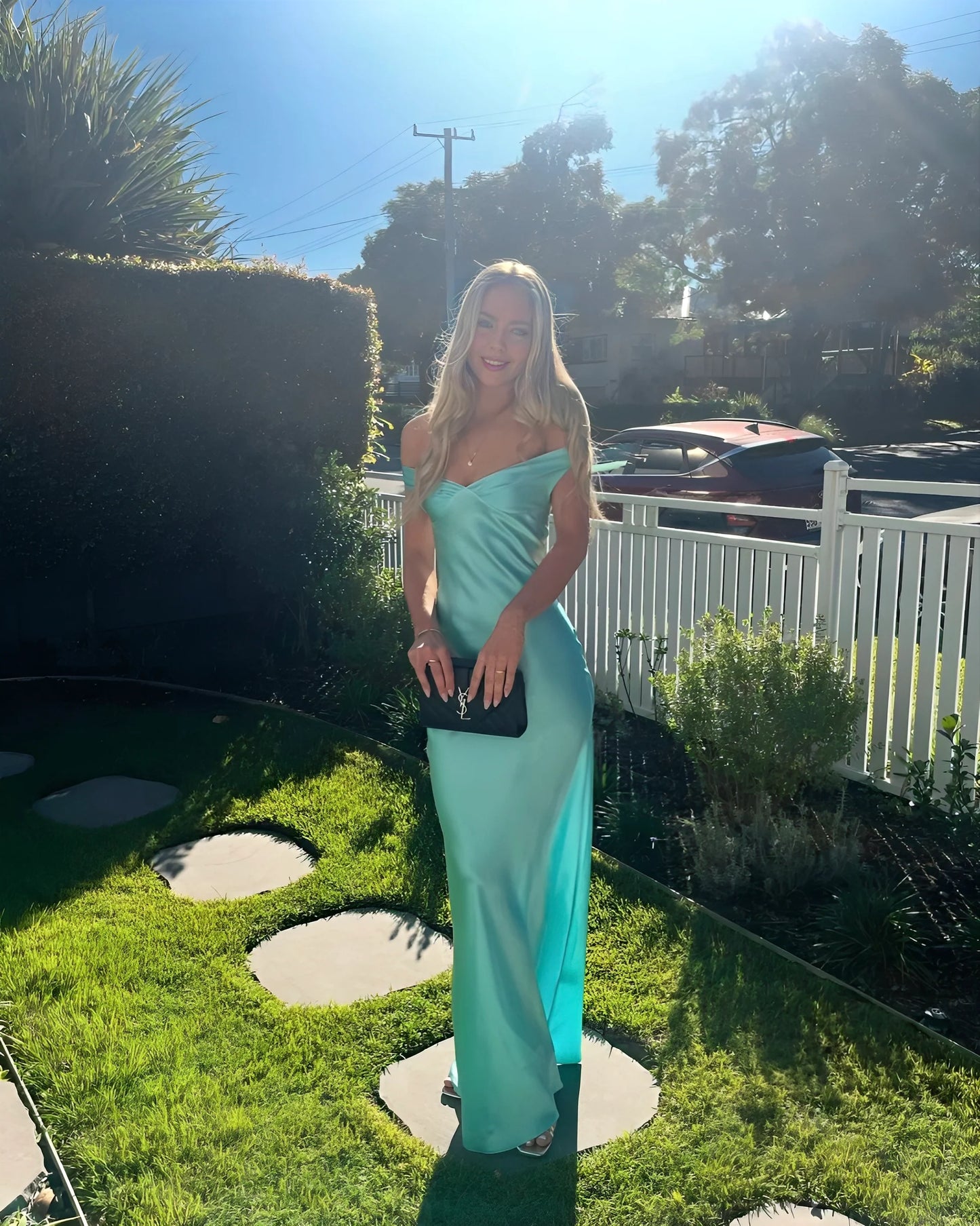 Natalie Rolt Bridget Gown Turquoise