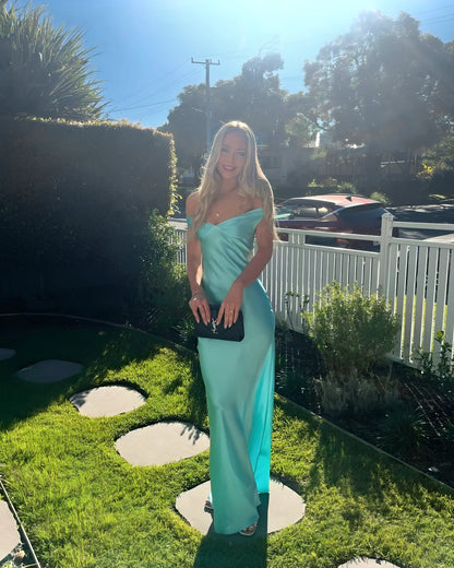 Natalie Rolt Bridget Gown Turquoise