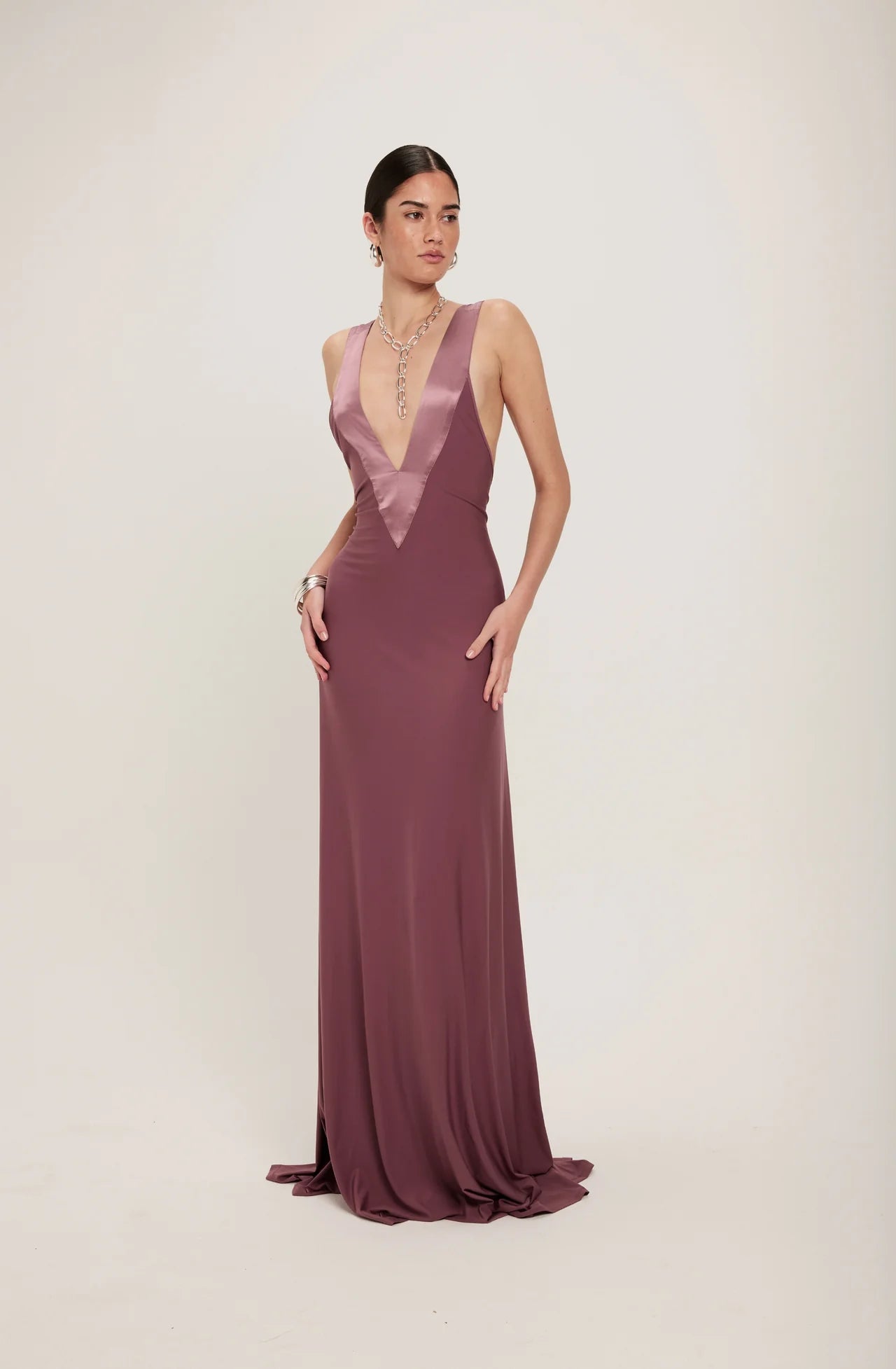Ance Gria Rosa Gown Mauve