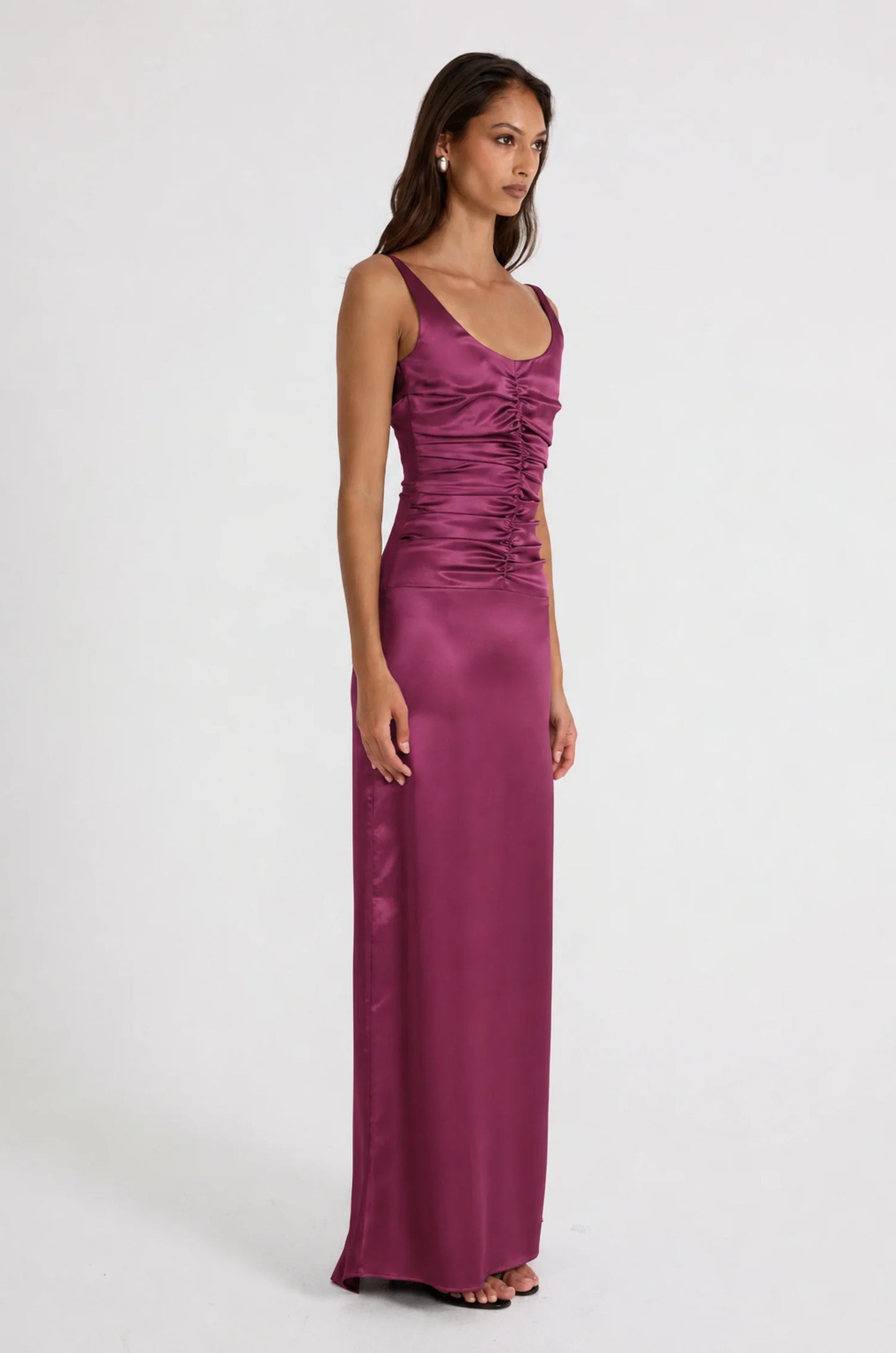 Ance Gria Atlein Gown Plum