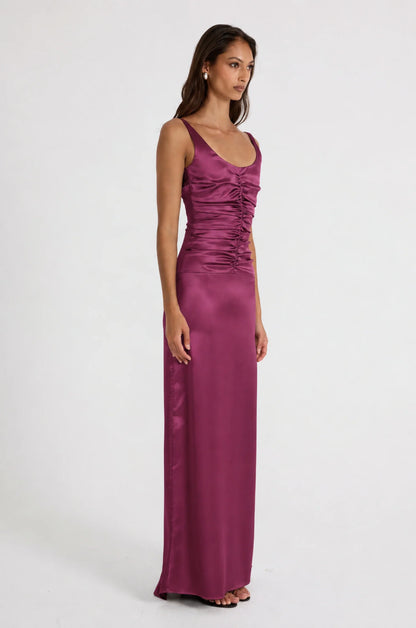 Ance Gria Atlein Gown Plum