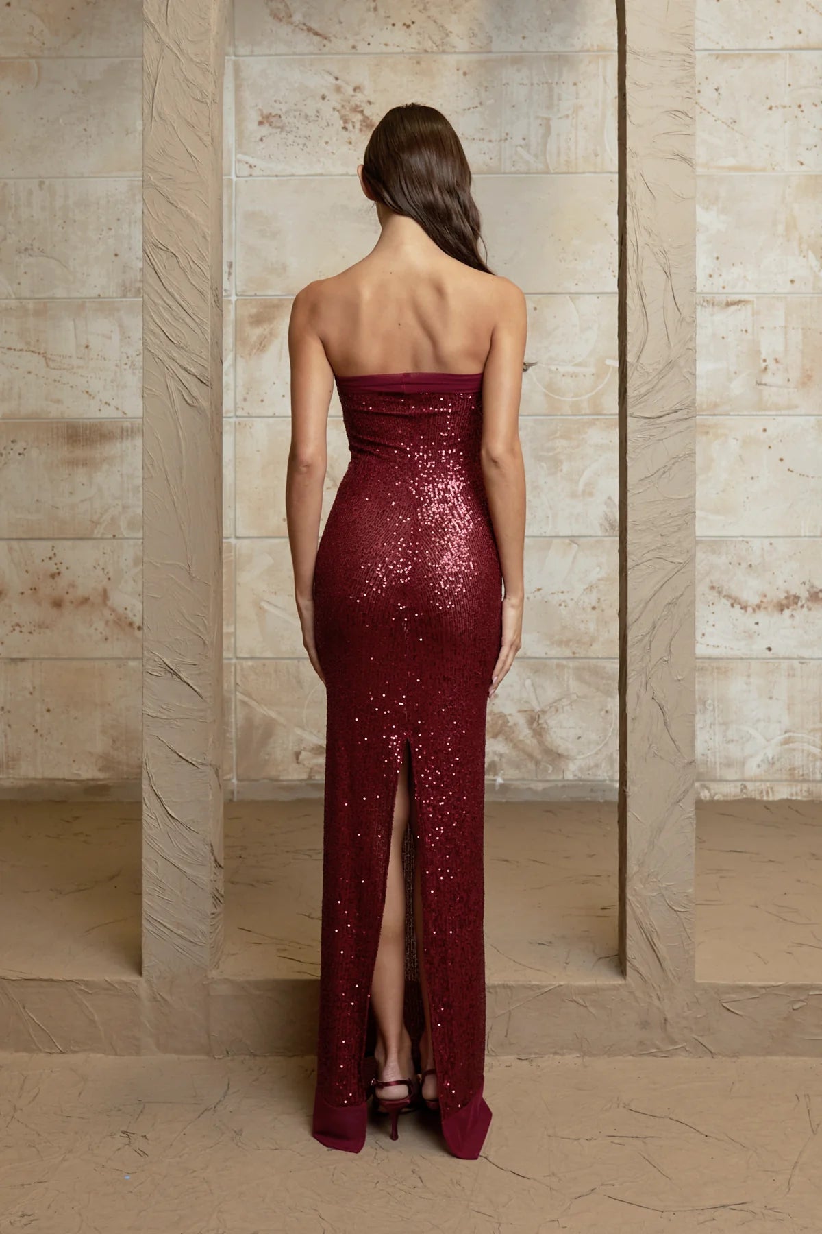 Fait Par Foucth Elizabeth Dress Ruby