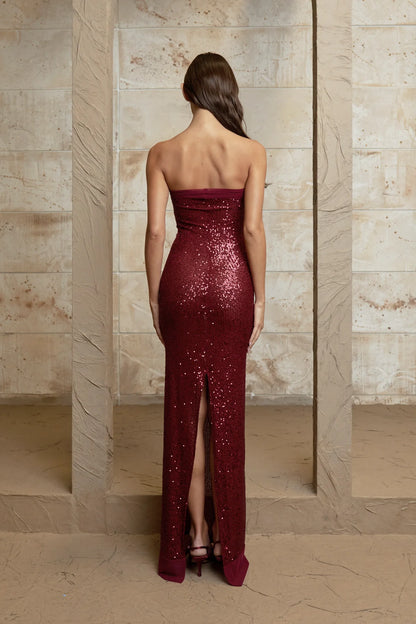 Fait Par Foucth Elizabeth Dress Ruby
