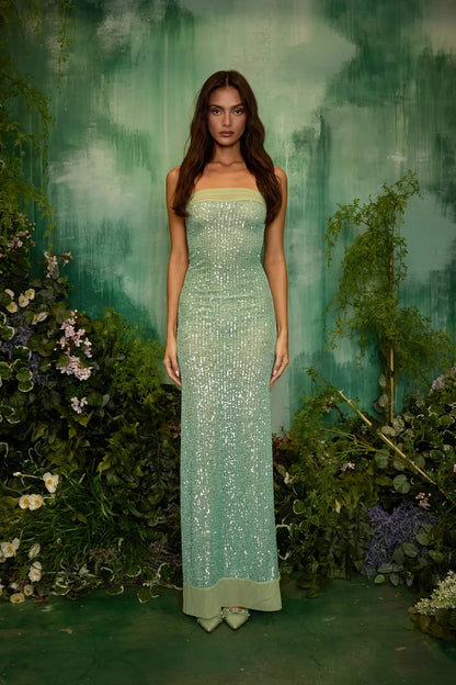 Fait Par Foutch Elizabeth Dress Malachite