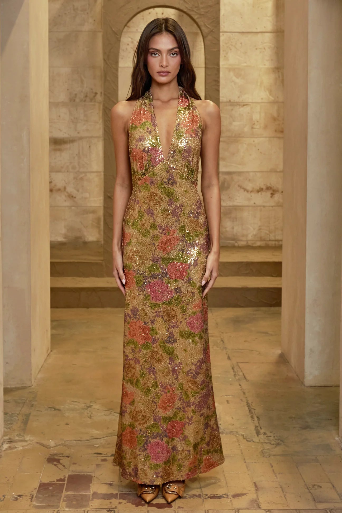 Fait Par Foutch Liana Dress Fleur Sequin