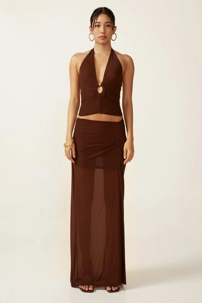 Ance Gria Nellie Set Brown