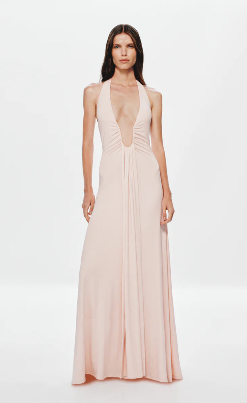 Misha Jennifer Cupro Maxi Dusty Pink