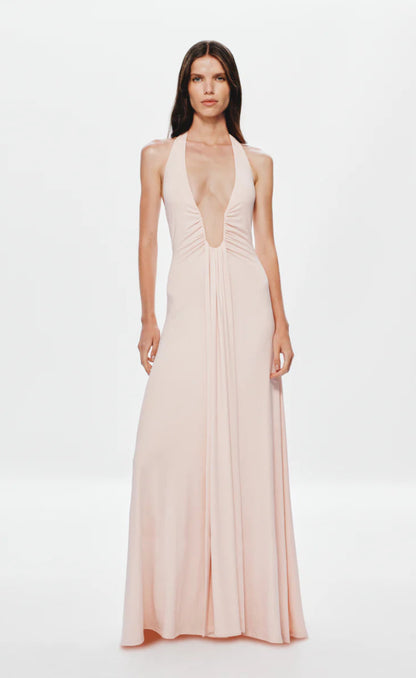 Misha Jennifer Cupro Maxi Dusty Pink