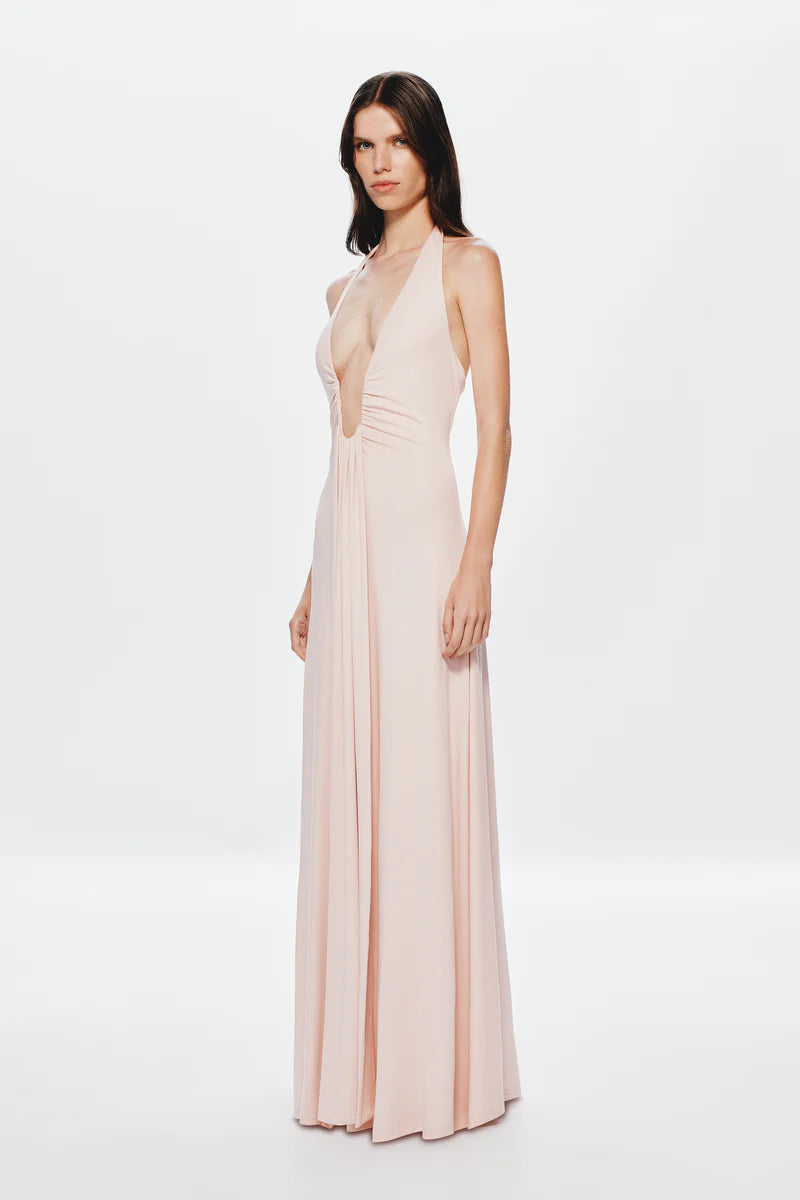 Misha Jennifer Cupro Maxi Dusty Pink