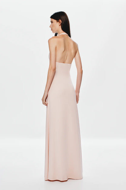 Misha Jennifer Cupro Maxi Dusty Pink