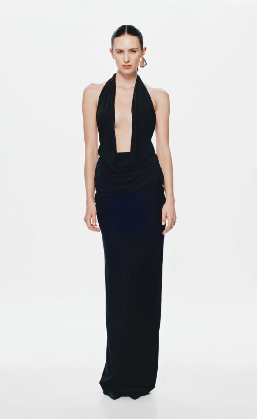 Misha The Vanessa Jersey Dress Black