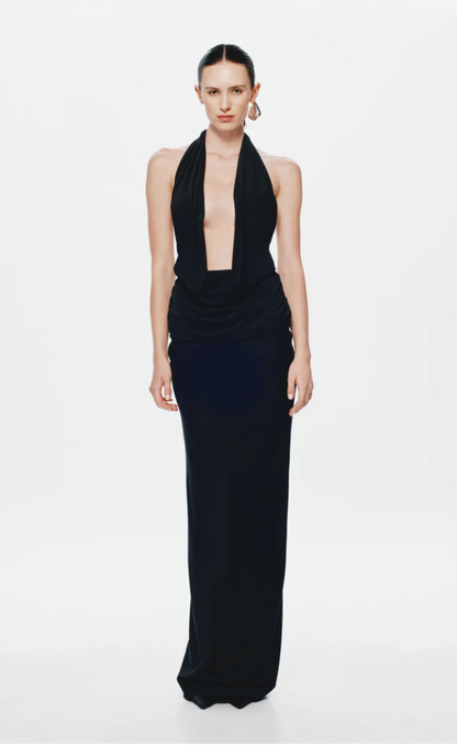 Misha The Vanessa Jersey Dress Black