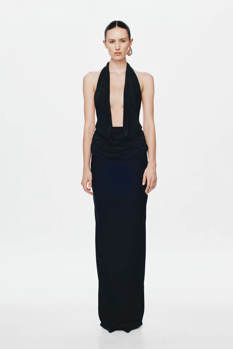 Misha The Vanessa Jersey Dress Black