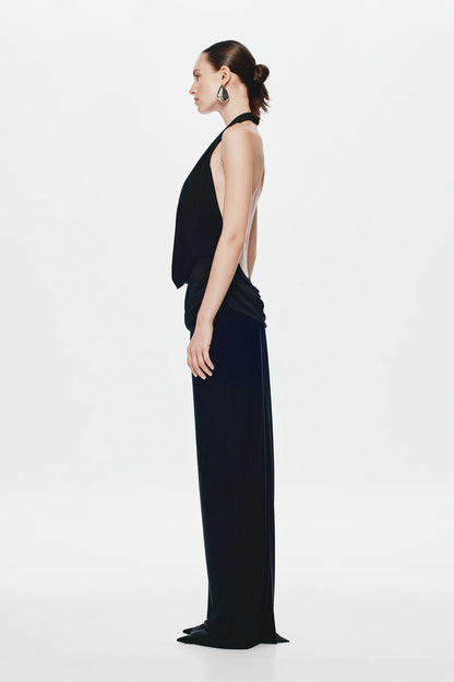 Misha The Vanessa Jersey Dress Black