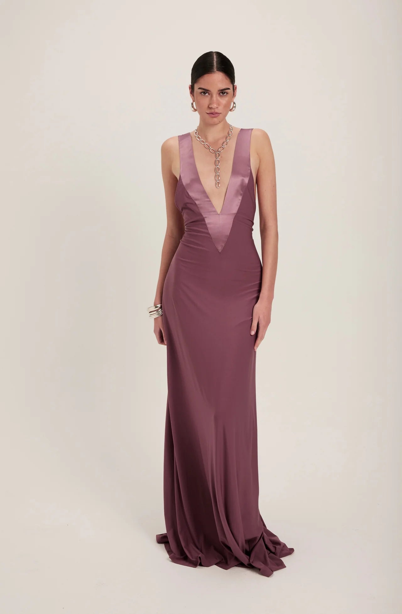 Ance Gria Rosa Gown Mauve