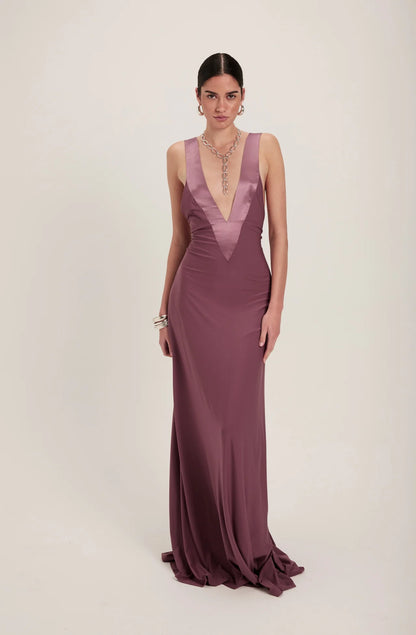 Ance Gria Rosa Gown Mauve