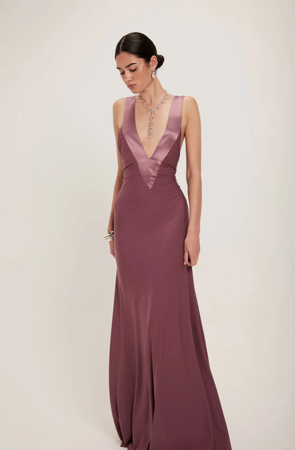 Ance Gria Rosa Gown Mauve