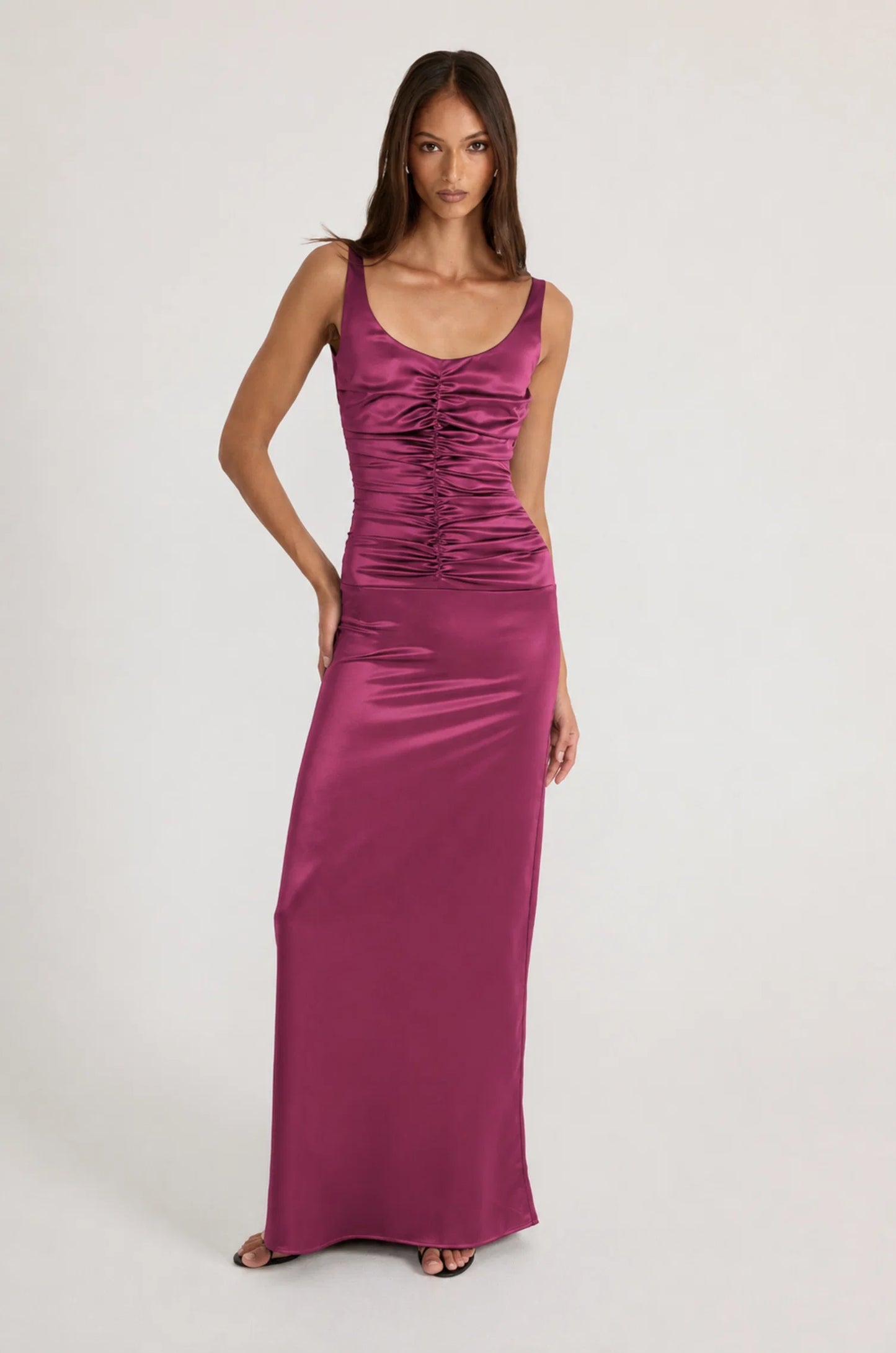 Ance Gria Atlein Gown Plum