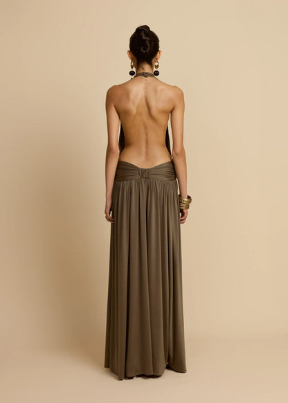 Arcina Ori Santina Dress Khaki