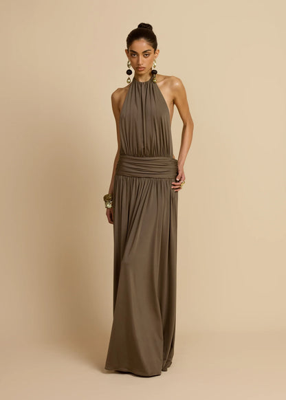 Arcina Ori Santina Dress Khaki