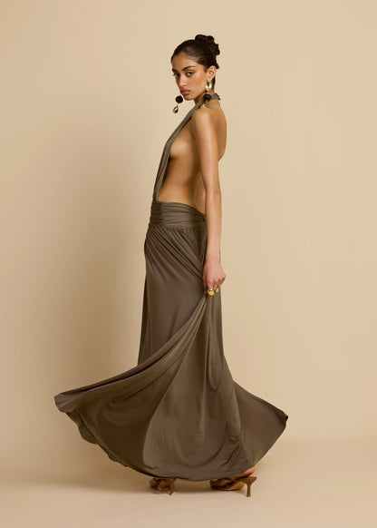 Arcina Ori Santina Dress Khaki