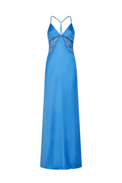 Manning Cartell Deco Dream Slip Dress - Azure Blue