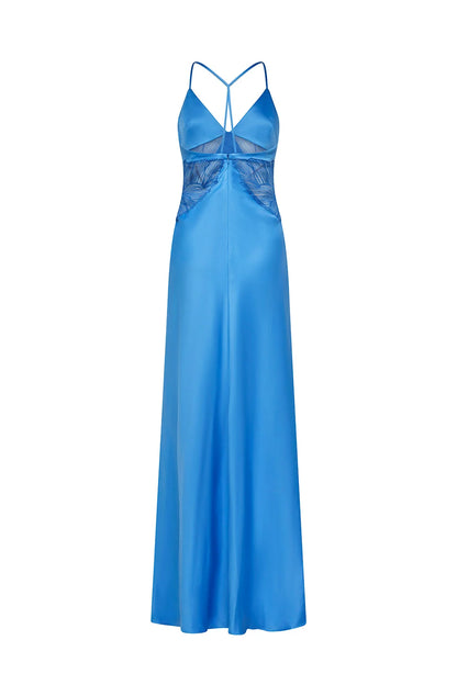Manning Cartell Deco Dream Slip Dress - Azure Blue