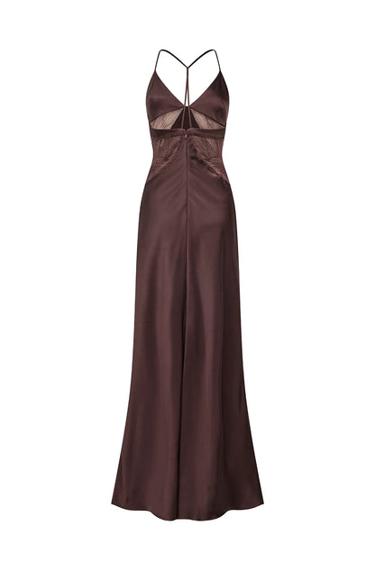 Manning Cartell Deco Dream Slip Dress - Cocoa Brown