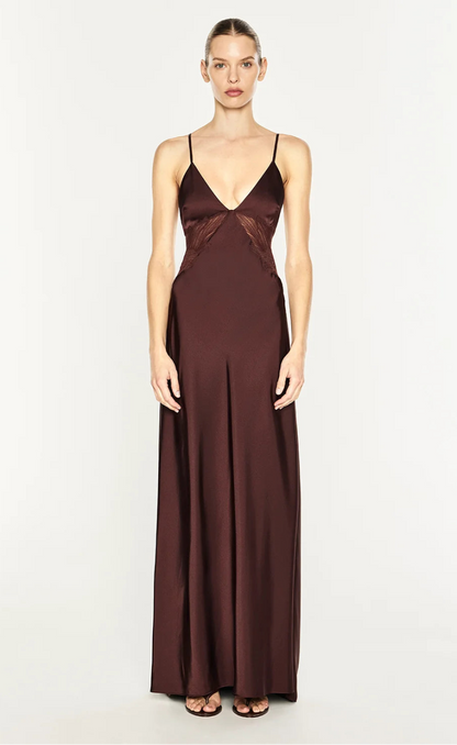 Manning Cartell Deco Dream Slip Dress - Cocoa Brown