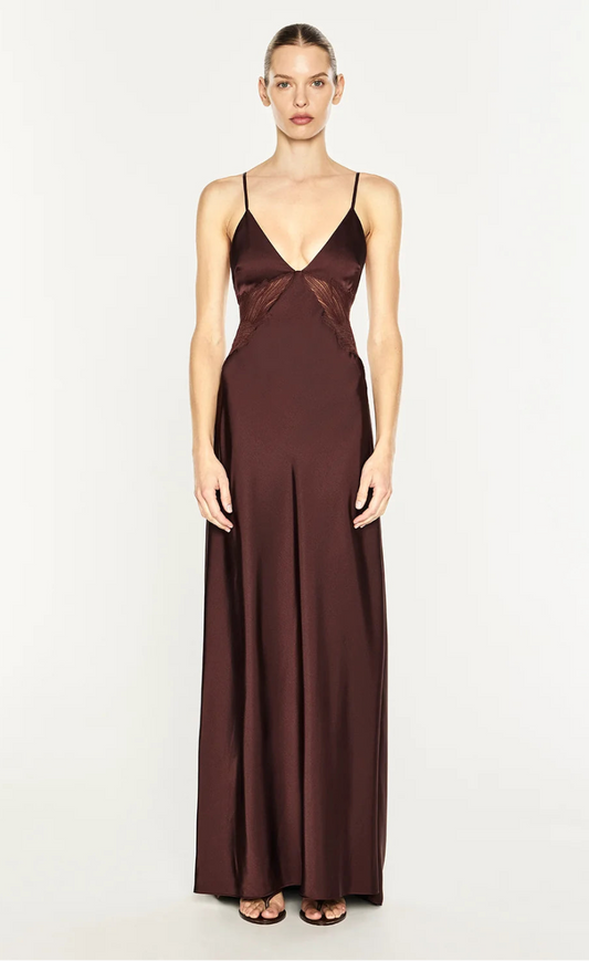 Manning Cartell Deco Dream Slip Dress - Cocoa Brown